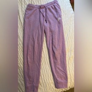 Purple Nike sweatpants, size medium